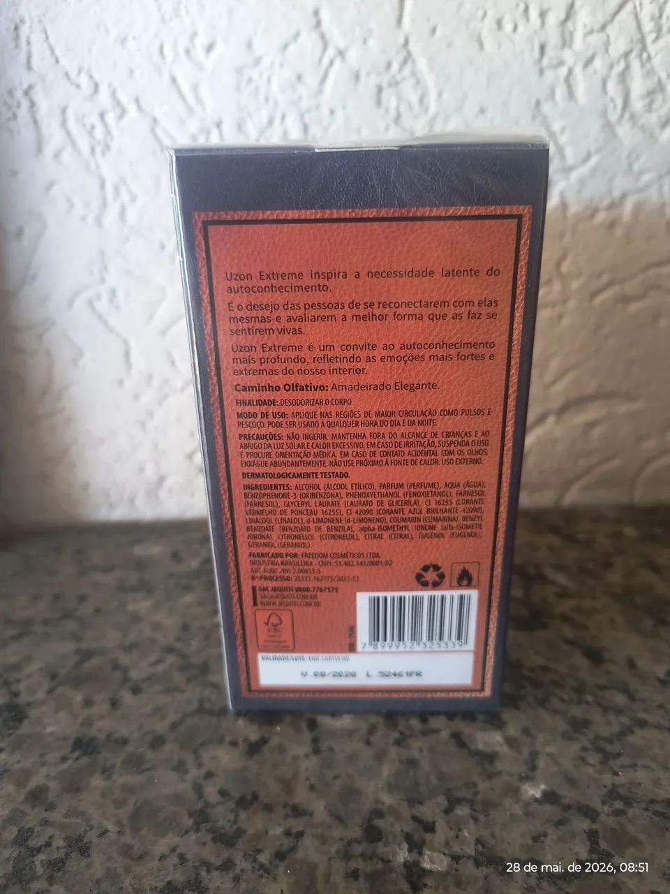 Perfume Uzon Extreme Jequiti  - Foto 2