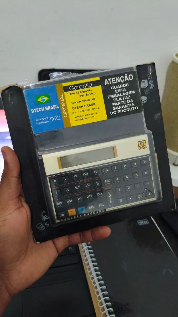 CALCULADORA FINANCEIRA HP 12C GOLD BEM CONSERVADA