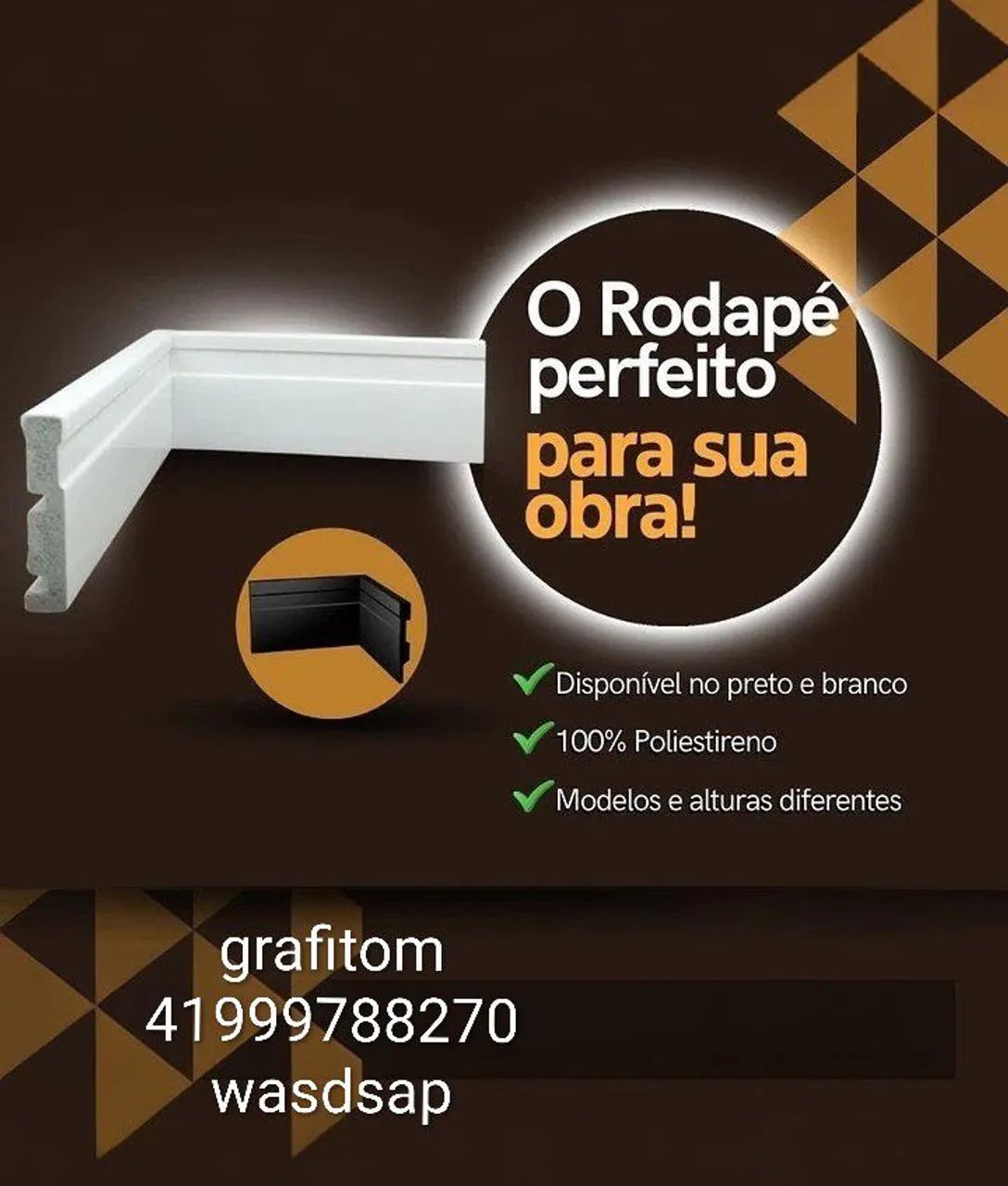 Rodapé poliestireno  - Foto 3