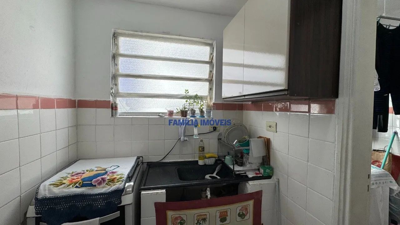 Apartamento à venda Kitnet sala living com vaga José menino Santos - Foto 13