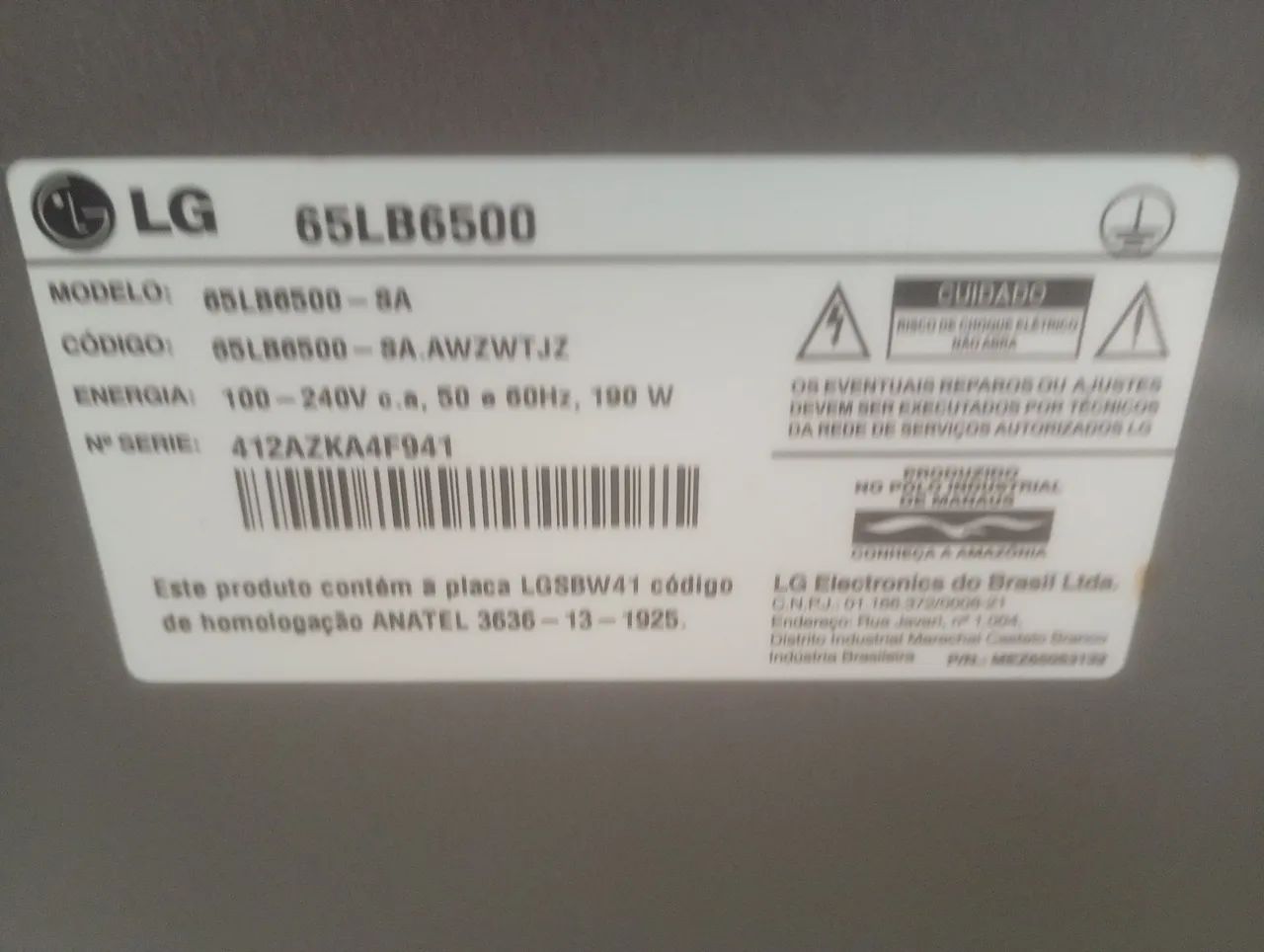 Tv de 65 polegadas 3D  - Foto 5