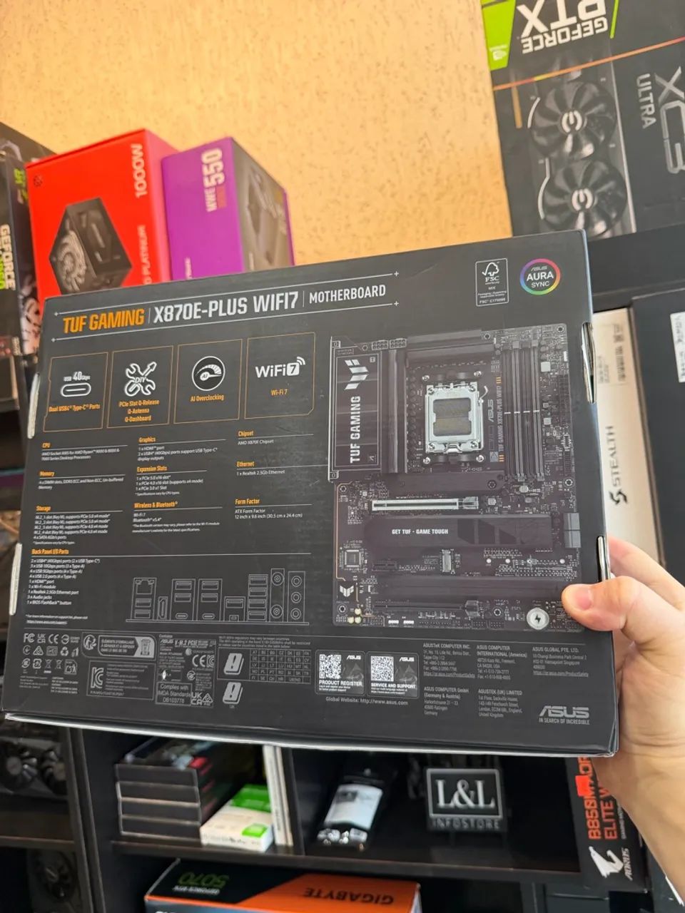 PLACA MAE ASUS X870E-PLUS TUF GAMING WIFI - Foto 4