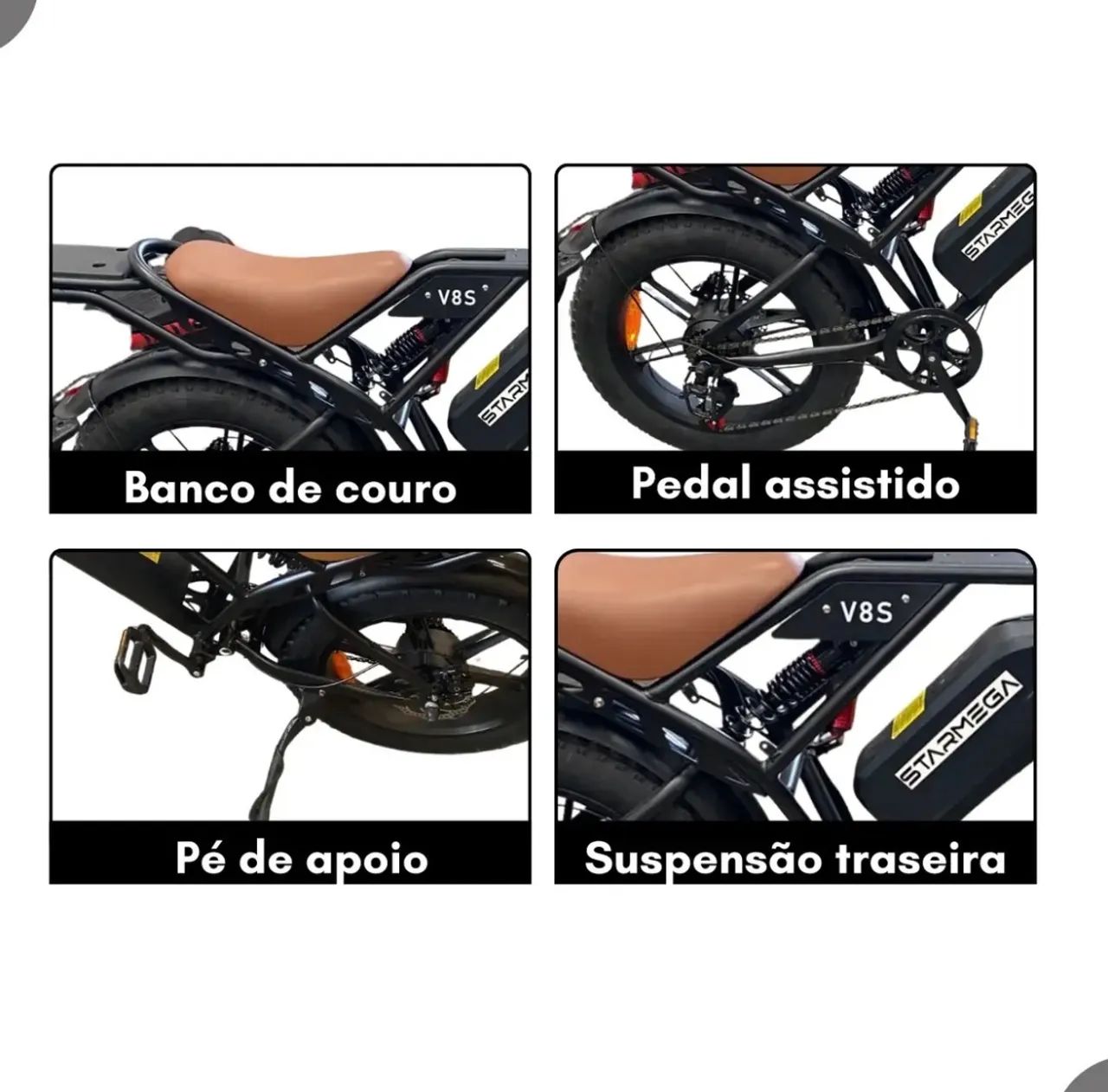 Bicicleta Elétrica 750W
