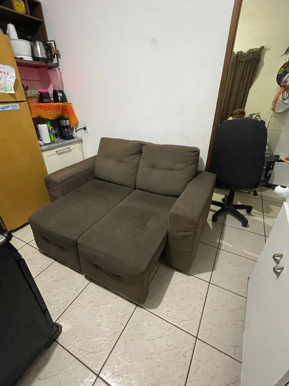 Sofá cama 2 lugares super acolchoado  - Foto 5