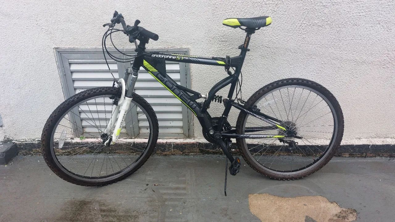 Bicicleta com dois amortecedores. Gonew endorphine 5.7