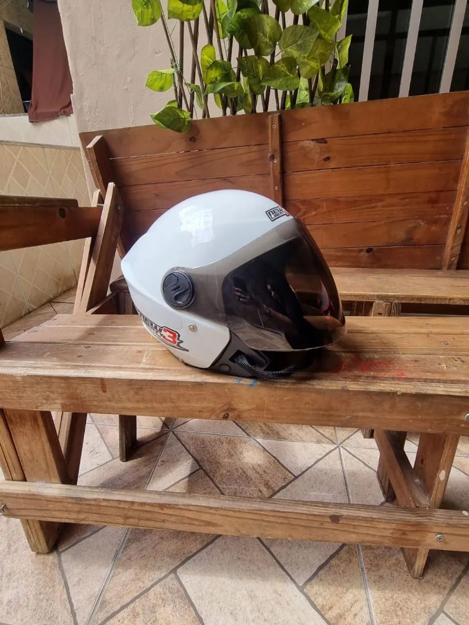 Capacete semi novo 58cm