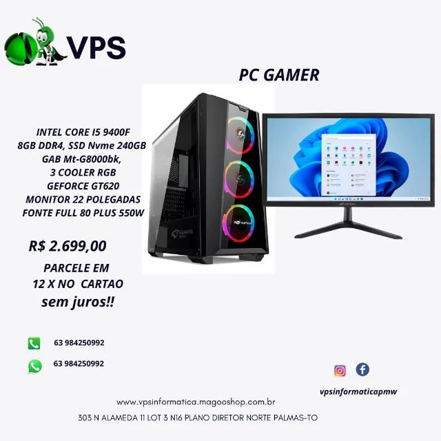 PC GAMER COMPLETO-NOVO