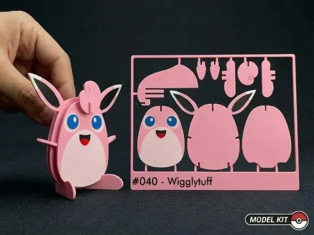 Pokémon #040 - Cartão kit Wigglytuff