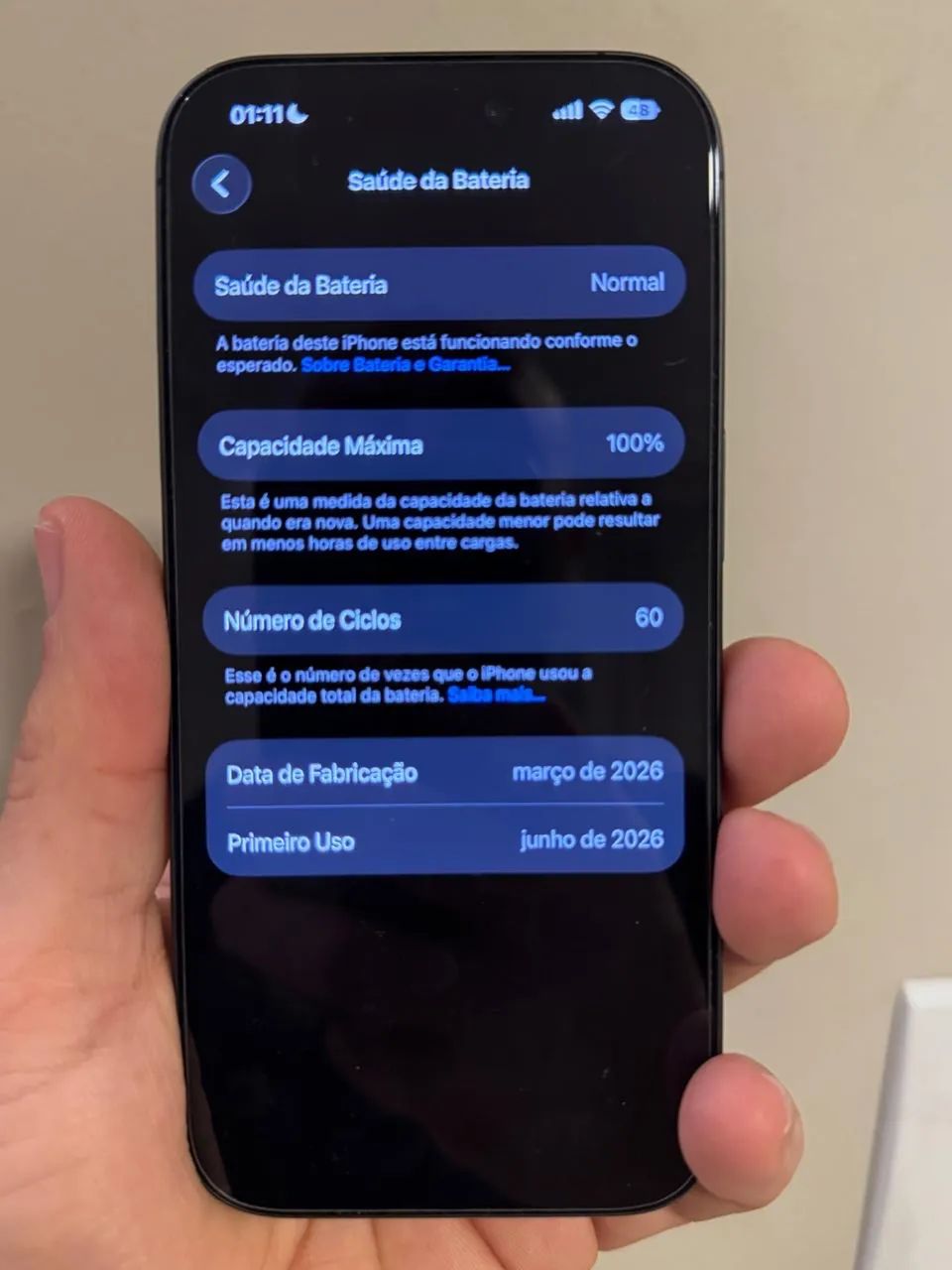 iPhone 17 - Novíssimo - 2 meses de uso - Foto 5