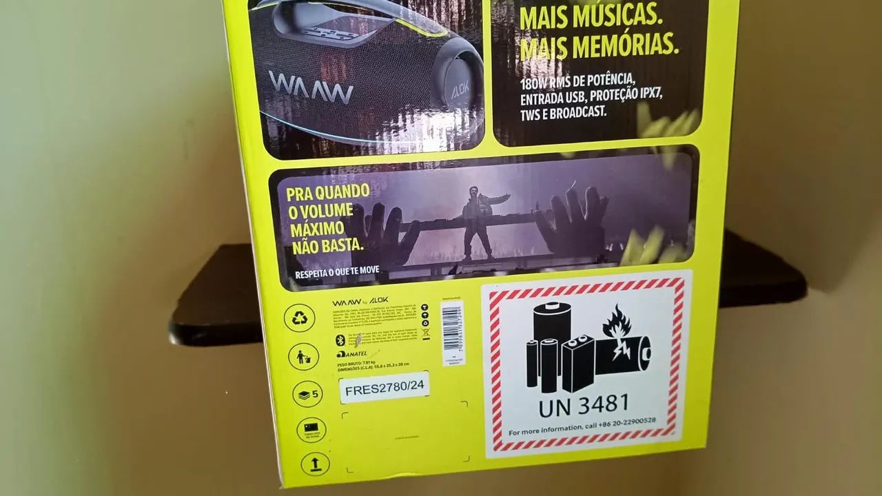 Caixa de Som WAAW - Alok - Foto 3