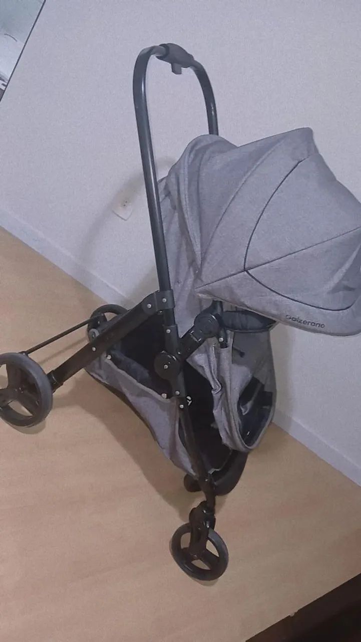 Carrinho Moisés com bebê conforto 