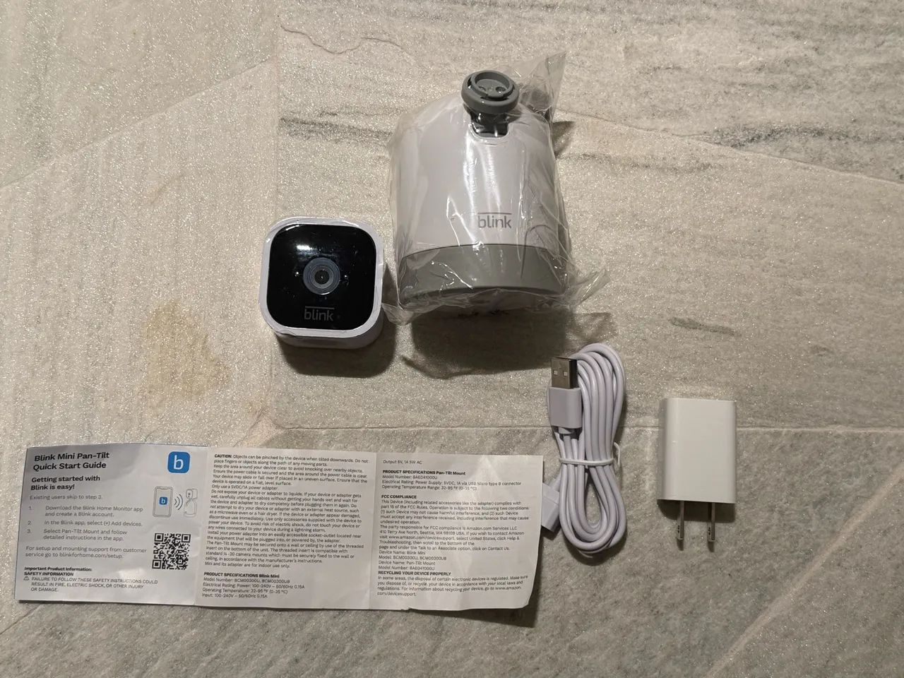 Câmera Blink Mini Pan-Tilt 360° Amazon - Nova, Nunca Usada - Foto 3