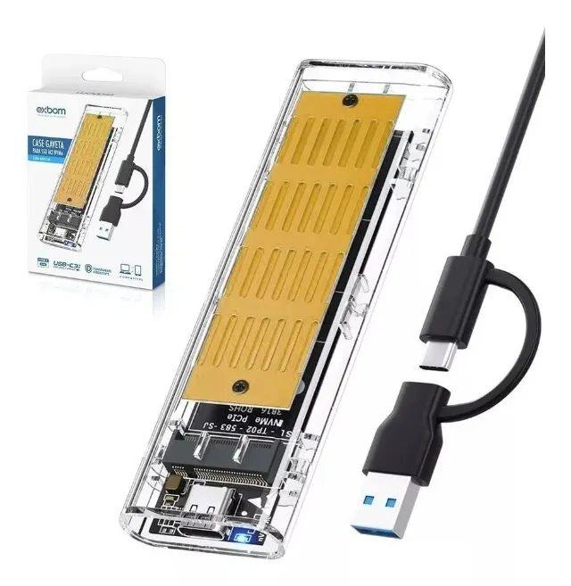Case Ssd M.2 Nvme com ssd 512GB