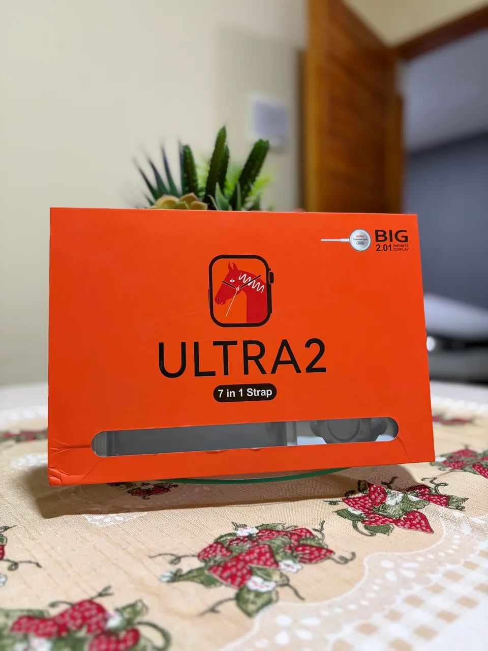 Smartwatch Ultra + Kit Completo 7 Pulseiras - Impecável