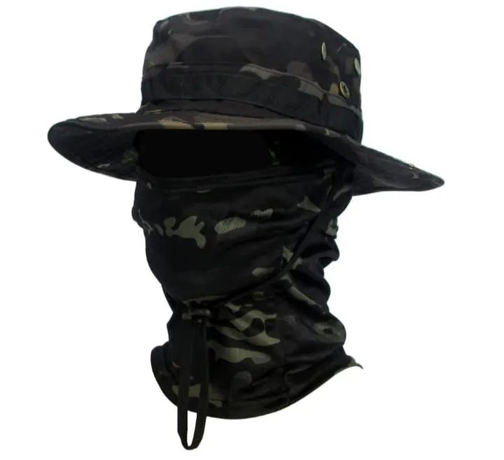 Chapéu e balaclava tática o kit