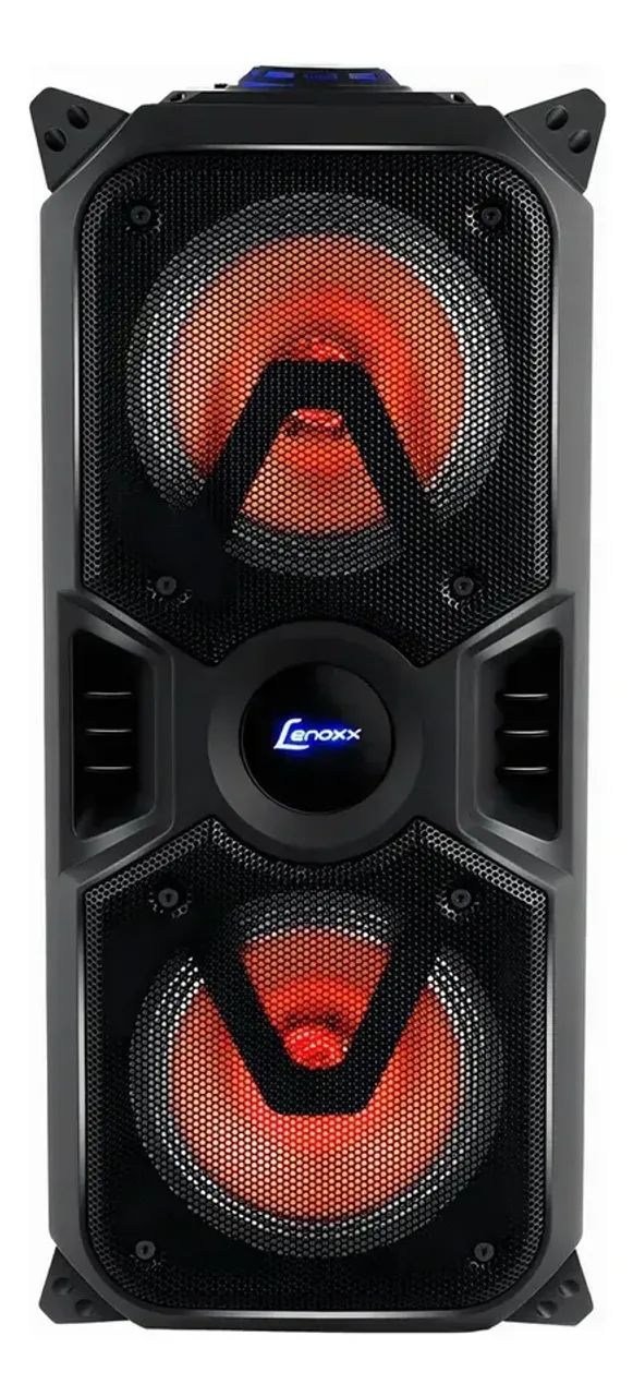 Caixa De Som Amplificada Ca400 200w Lenoxx Bivolt - Preto - Foto 2