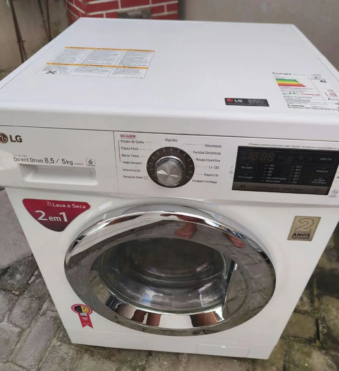 Lava e Seca LG 8.5 kg  SEMI NOVA  - Foto 2