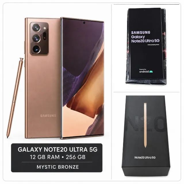 SAMSUNG - Galaxy Note20 Ultra 5G 12/256GB ブロンズ 韓国版 Samsung Galaxy Note20 Ultra 5g 12ram 256gb Black Cor Mystic bronze