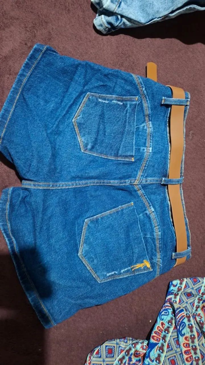 Dois shorts jeans  e um vestido  - Foto 4