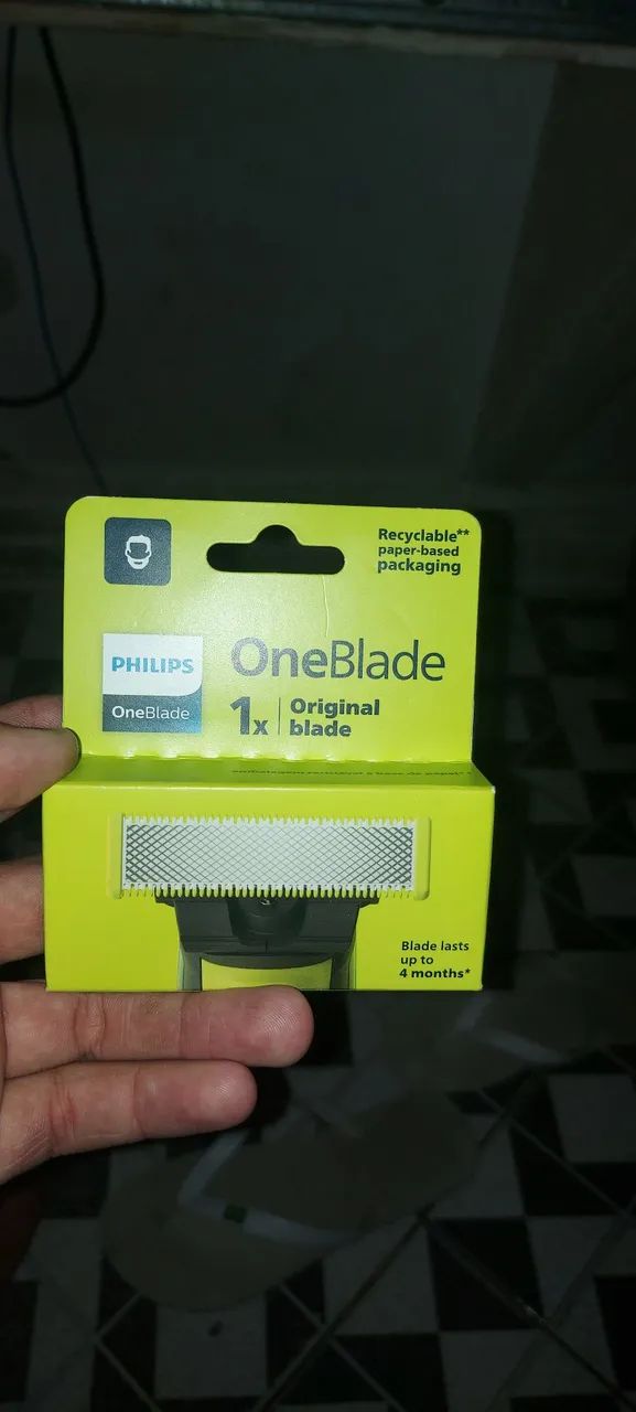 OneBlade Philips Na caixa