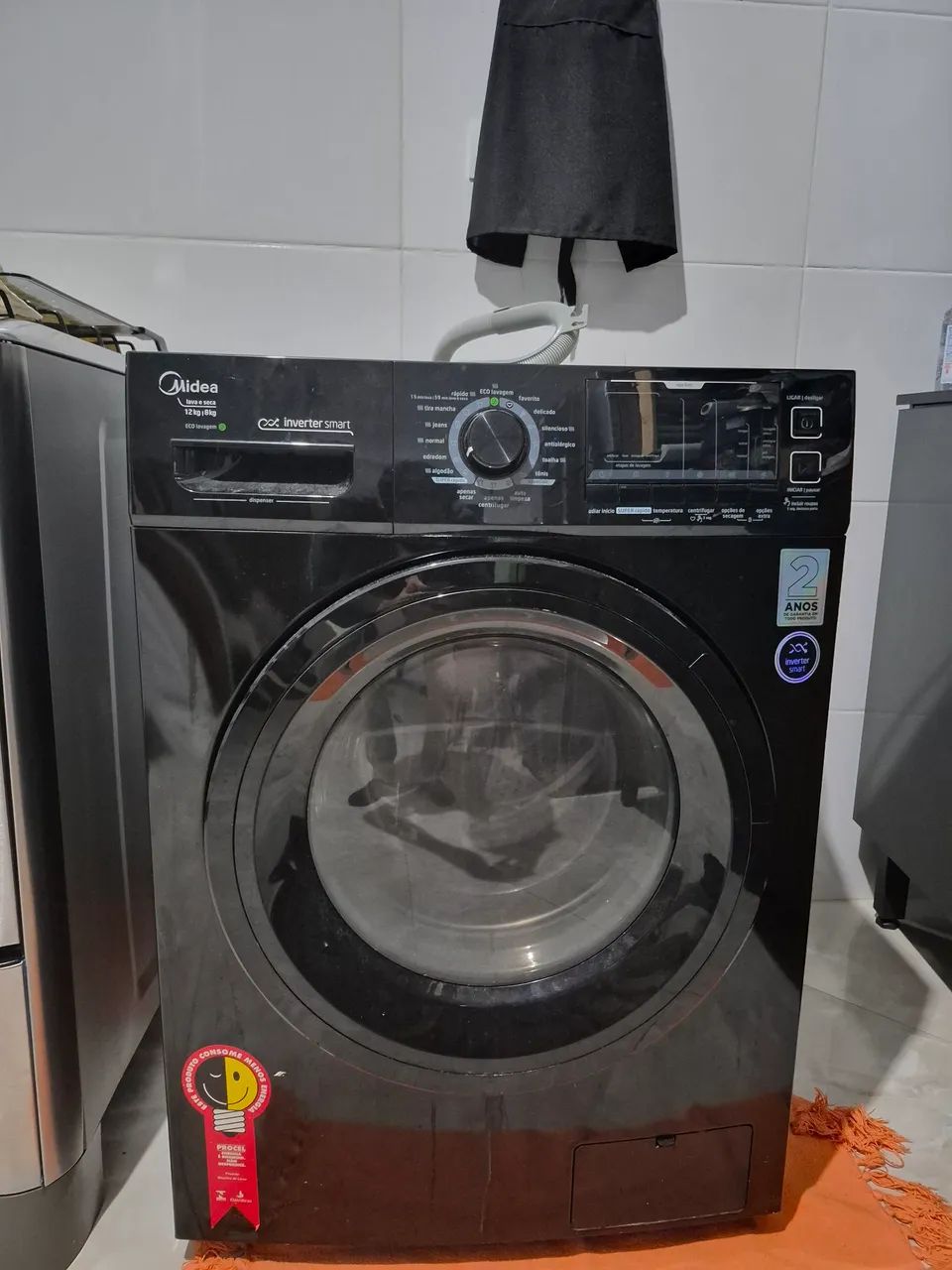 Lava e Seca Midea Inverter Smart 12kg/8kg - COM DEFEITO (E64) - Foto 5