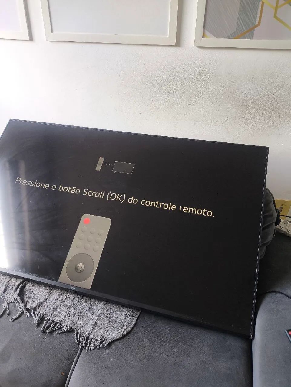Smart tv  LG  50 polegadas 4K em perfeito estado - Foto 4