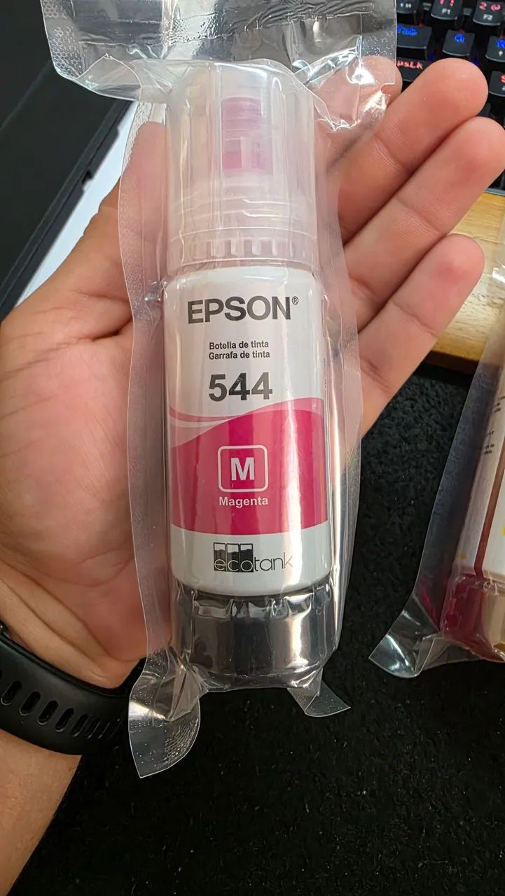 Kit(C, Y, M) de tinta novo 544 - Impressora Epson  - Foto 2