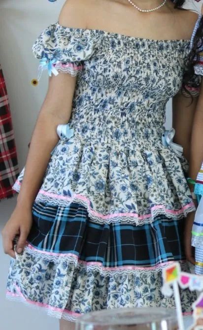 vestido de festa junina