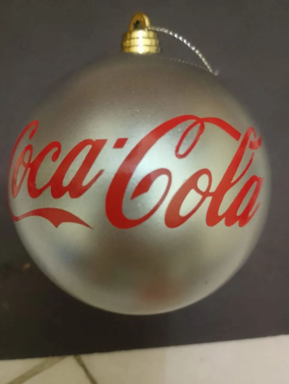 BOLA DE NATAL DA COCA COLA COLECIONÁVEL ANOS 1990 - Foto 3