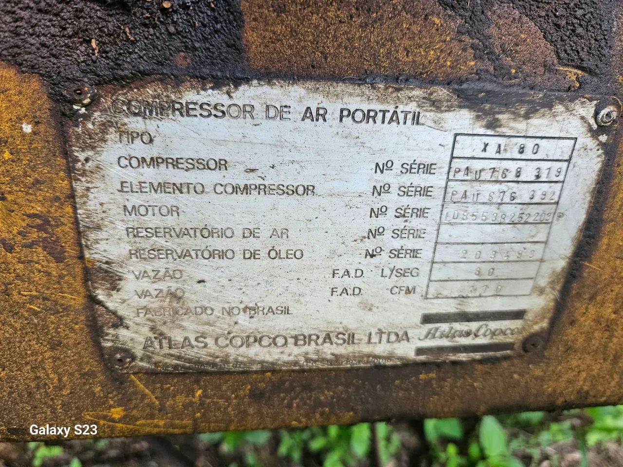 Compressor atlas copco xa 80 diesel - Foto 6