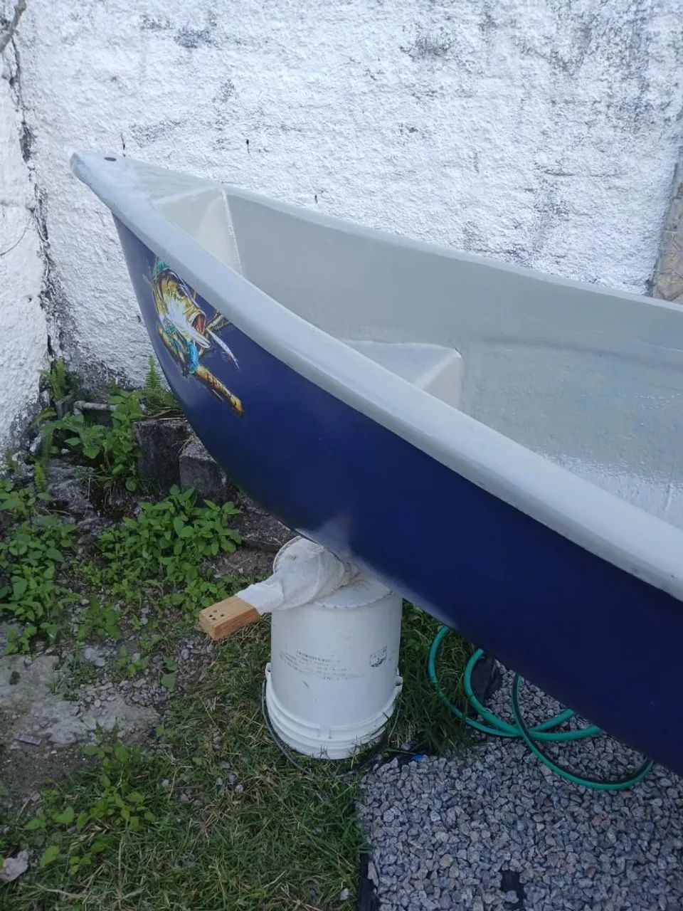 Canoa de fibra em ótimo estado!! - Foto 2