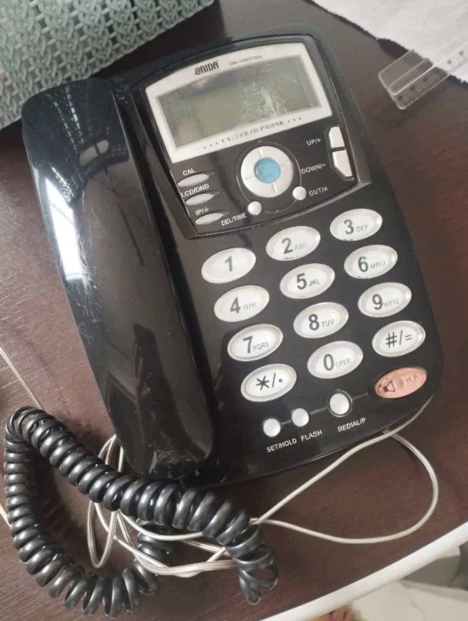 Aparelho Antigo de telefone com Identificador de chamada  - Foto 4