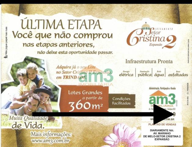 Vendo lotes Cristina expansão 2 Trindade - Foto 2