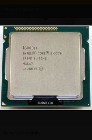 Processador I7 3770 3,4 GHz faço pelo ML - Foto 3