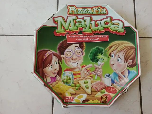 Jogo Pizzaria Maluca Joguinho Infantil Brinquedo Criança Grow Original