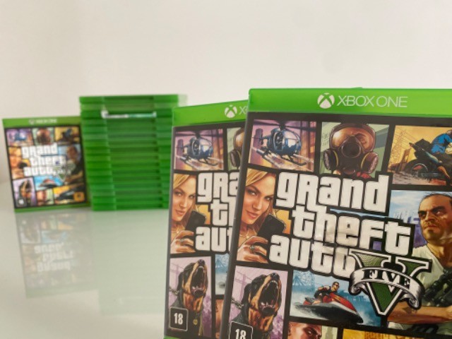 Jogos GTA 5 / GTA em português Xbox 360 Desbloqueado com capinha