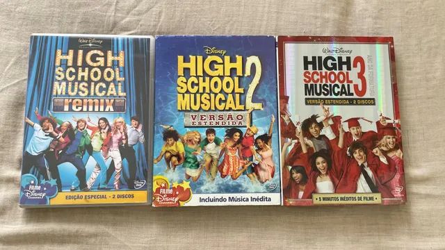 Coleção Dvds High School Musical 1 2 e 3 - Versão Estendida 2 DVDs ...