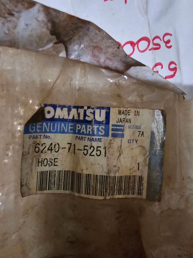 Escavadeira komatsu mangueira hidraulica nova original 6240715251 - Foto 3