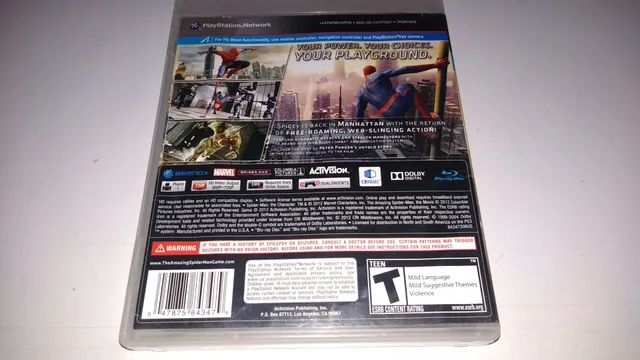 The Amazing Spider-Man Jogo Ps3 + brinde - Videogames - Belmonte, Volta  Redonda 1258259534