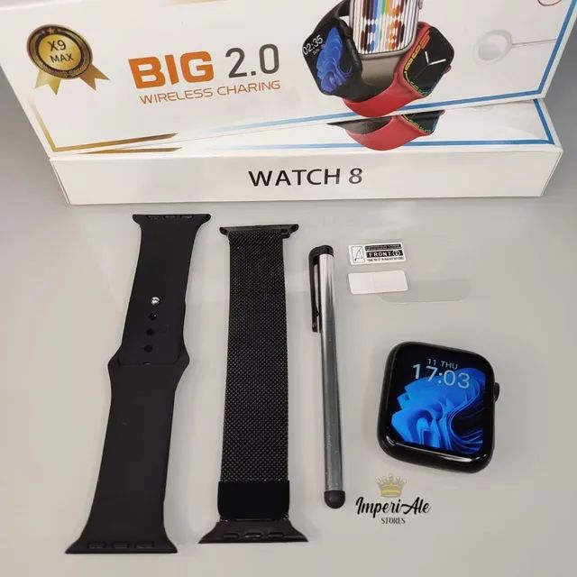 Smartwatch X9 Max Faz e Recebe ligações + 4 BRINDES Promoção 
