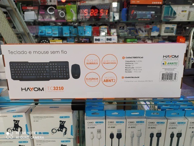 Teclado e mouse sem fio para computador e notebook  - Foto 2