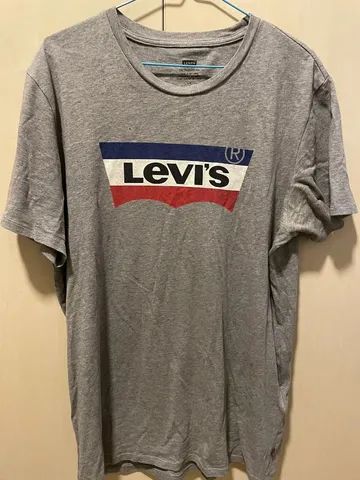 Camiseta Levis Cinza (G) - Original