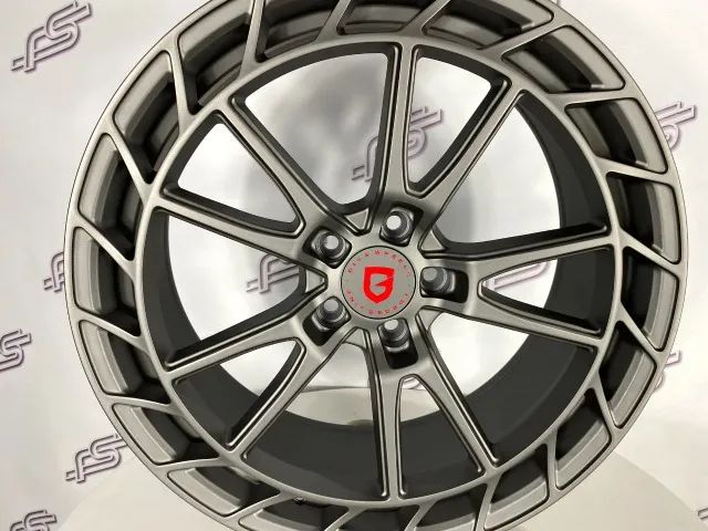  Rodas Gisa Wheels YA5641 KM/5 Grafite Semi-Brilho 5x112 - 20x8,5 - Foto 2