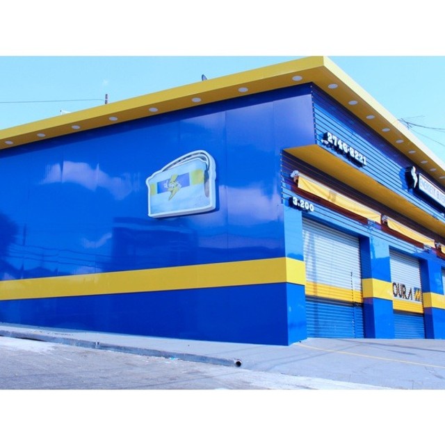 ACM Medida 122 x 500 cm x 3mm-Azul Brilho. - Foto 2