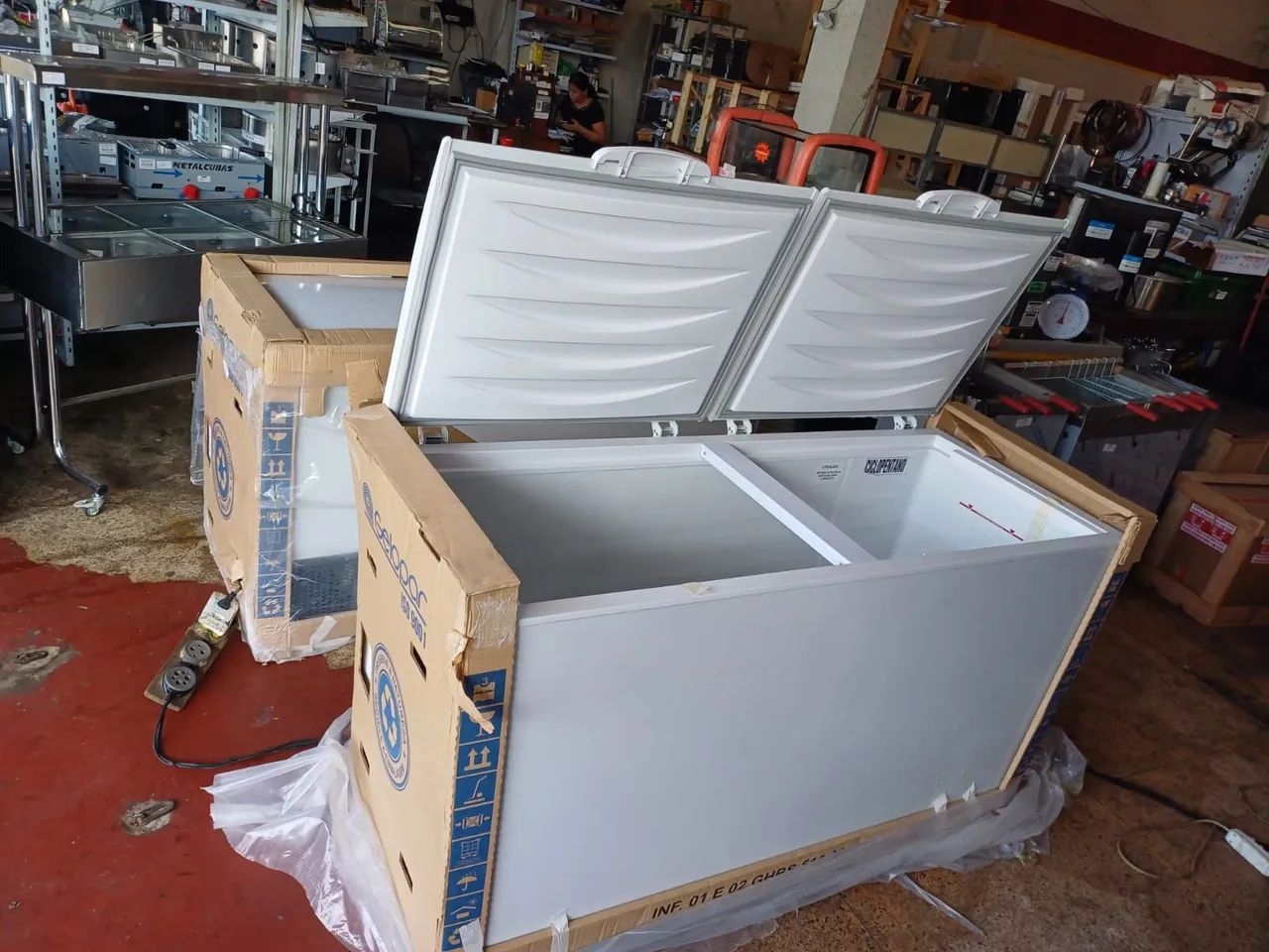 Freezer Gelopar 532l novo