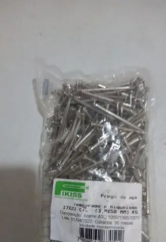 Pregos de Aço para Concreto Construtores.Pedreiros.Construção Civil.Oferta  - Foto 3