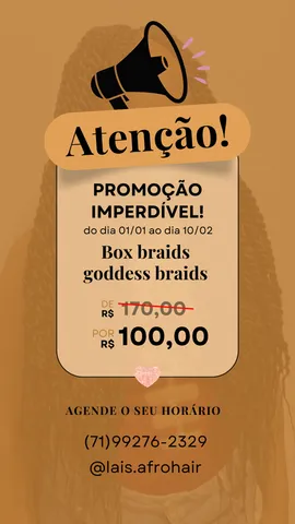 Tranças - Nagô - Entrelace - Boxeadora - Box braids- Carnaval