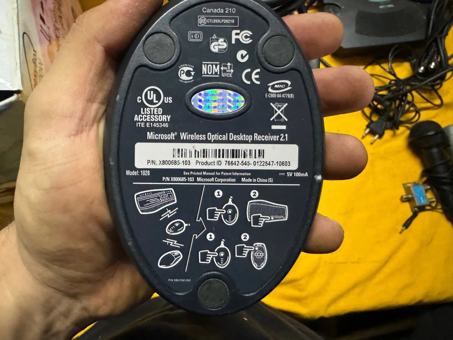 Mouse Microsoft wireless optical desktop receiver 2.1 - Foto 2