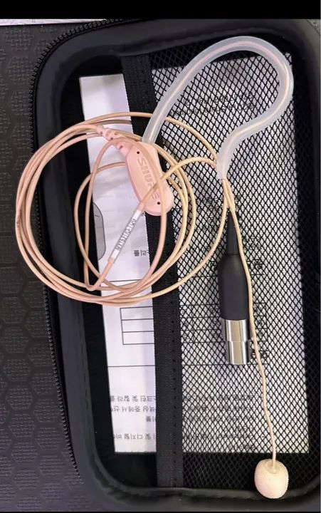 Microfone Shure Blx14rbr/mx53-j10 S/fio Headset Mx153 Bege - Foto 4