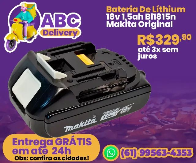 Bateria De Líthium 18v 1,5ah Bl1815n Makita Original